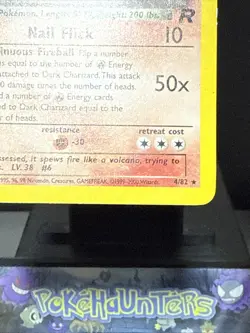Pokemon Dark Charizard 4/82 Team Rocket Set Holo Rare WOTC Played - Image 4