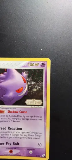 Pokemon Gengar holo 5/92 STAMPED | EX Legend Maker | ENG (GD) - Image 2