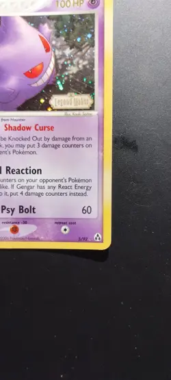 Pokemon Gengar holo 5/92 STAMPED | EX Legend Maker | ENG (GD) - Image 3