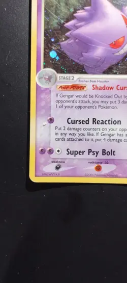 Pokemon Gengar holo 5/92 STAMPED | EX Legend Maker | ENG (GD) - Image 4