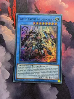White Knight of Dogmatika - MP22-EN075 - Super Rare - 1st Edition - Yugioh - Image 1