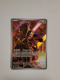 pokemon 4 card lot: Destined Rivals, Arven's Greedent, Rotom, Zamazenta, Spidops - Image 5