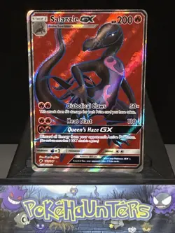 Pokemon Card Salazzle GX 132/147 Full Art Ultra Rare Burning Shadows Light Play - Image 1
