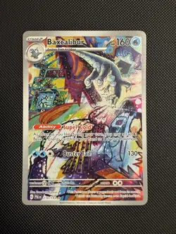Pokemon TCG Baxcalibur Card 210/193 IR Sv02: Paldea Evolved 2023 NM+ - Image 1
