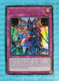 LED6-EN005 Magicians' Combination Ultra Rare Yu-Gi-Oh Card 1st Edition New - Image 1