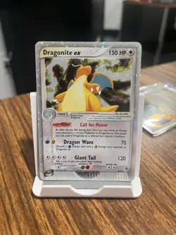Pokemon TCG Dragonite EX Vintage Holo Rare Card 90/97 2003 Dragon - Image 1