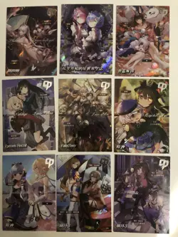 Complete 9 CP Goddess Feast 4/Goddess Story Anime Waifu Cards - Image 1