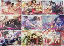 Complete 9 CP Goddess Feast 2/Goddess Story Anime Waifu Cards Rare - Image 1
