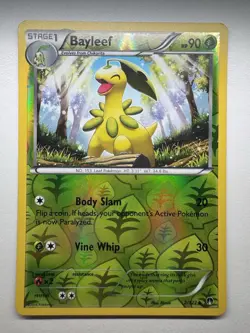 Pokemon TCG Bayleef Reverse Holo Card 2/122 Breakpoint NM Near Mint - Image 1
