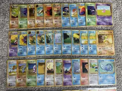 Pokemon Japanese Vintage Card Lot of 59 Cards From Multiple Sets NM/LP - Image 1