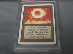 1993 Magic the Gathering Unlimited, Sol Ring, NM PSA 7 - Image 3