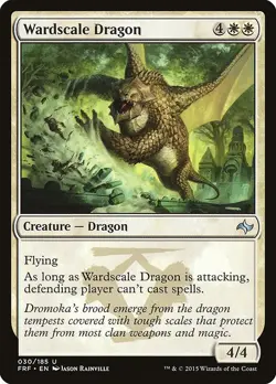 Wardscale Dragon 1x MtG Fate Reforged SP/NM - Image 1