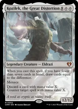 [MTG] Kozilek, the Great Distortion (0002) (CMM) NM - Image 1