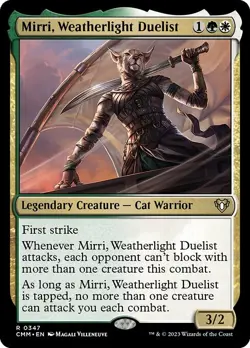 [MTG] Mirri, Weatherlight Duelist (0347) (CMM) NM - Image 1