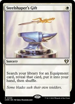[MTG] Steelshaper's Gift (0059) (CMM) NM - Image 1