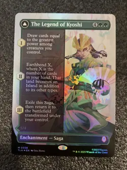 The Legend of Kyoshi 2 Sided: The Last Airbender [Borderless] #358 Foil MINT - Image 1