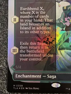 The Legend of Kyoshi 2 Sided: The Last Airbender [Borderless] #358 Foil MINT - Image 5