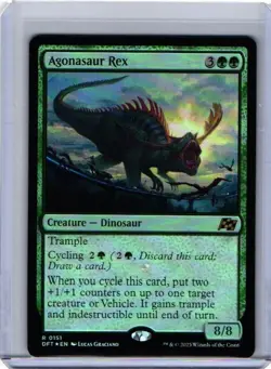 x1 Agonasaur Rex - Foil R MTG Aetherdrift M/NM, English - Image 1