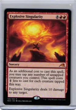 Magic the Gathering MTG Explosive Singularity (140) Kamigawa Neon Dynasty LP - Image 1