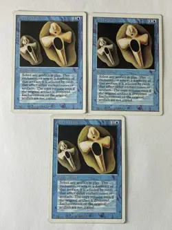 Magic The Gathering Copy Artifact Revised Edition Regular LP Condition X3 MtG - Image 1