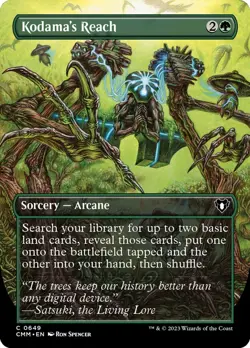 [MTG] Kodama's Reach (Borderless) (0649) (CMM) NM - Image 1