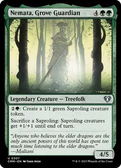 [MTG] Nemata, Grove Guardian (Foil) (0307) (CMM) NM - Image 1