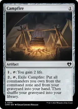 [MTG] Campfire (Foil) (0374) (CMM) NM - Image 1