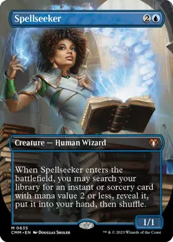 [MTG] Spellseeker (Borderless) (0635) (CMM) NM - Image 1