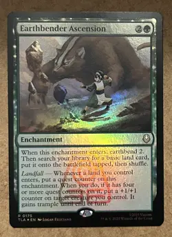 Foil* Earthbender Ascension - Avatar: The Last Airbender TLA - NM MTG - Image 1