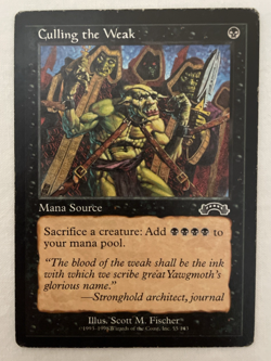 1x Culling the Weak Exodus MTG Magic the Gathering MP - Image 1