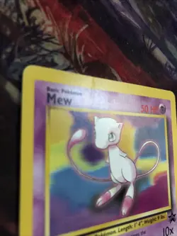 Mew Black Star Promo 8 Non Holo Excellent Rare Vintage 2000 Pokemon League WOTC - Image 3