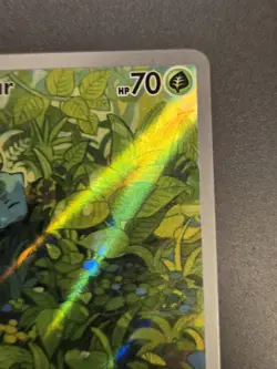 Pokemon Bulbasaur 166/165 Sv: Scarlet & Violet 151 Holo Full Art IR TCG NM - Image 5