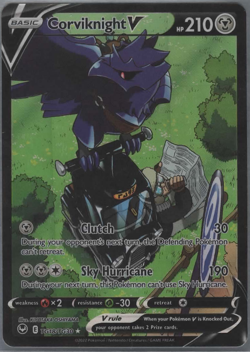 Corviknight V TG18/TG30 SWSH12 Silver Tempest Trainer Gallery Pokemon TCG NM - Image 1
