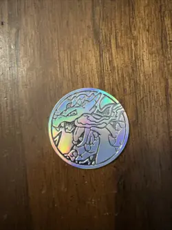 Mega Charizard X EX UPC Ultra Premium Collection Silver Metal Coin 2025 Pokemon - Image 1