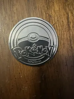 Mega Charizard X EX UPC Ultra Premium Collection Silver Metal Coin 2025 Pokemon - Image 3