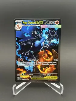 Mega Charizard X EX SIR 125/094 Phantasmal Flames Pokemon TCG - MINT Pack Fresh - Image 1