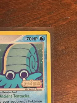 SWIRL Pokemon Omanyte Legend Maker Stamped 60/92 Common Reverse Holo - Image 3