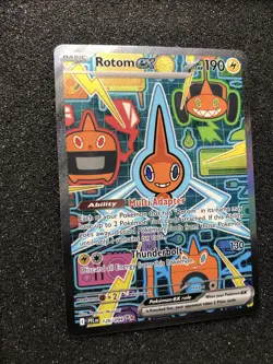 Pokemon TCG Rotom Ex 126/094 Special Illustration Rare Phantasmal Flames PFL - Image 2