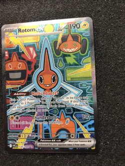 Pokemon TCG Rotom Ex 126/094 Special Illustration Rare Phantasmal Flames PFL - Image 3