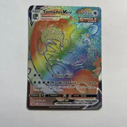 Pokemon TCG Chilling Reign Tornadus VMAX Rainbow Secret Rare 209/198 - NM! - Image 1