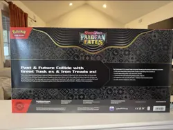 Pokemon Paldean Fates Great Tusk Iron Threads Ex Premium Collection - Image 2