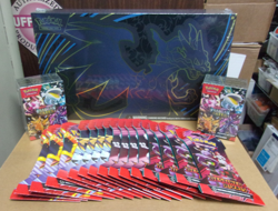 POKEMON MEGA CHARIZARD UPC + (16) DESTINED SLEEVED+ (2) PALDEAN BUNDLE - Image 1