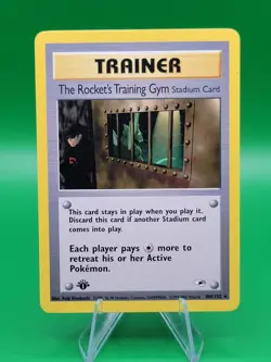 Pokemon 1st Edition Gym Heroes The Rocket's Training Gym 104/132 - Image 1