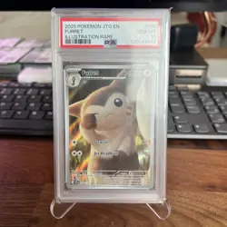 2025 POKEMON JTG EN JOURNEY TOGETHER ILLUSTRATION RARE #168 FURRET PSA 10 GEM MT - Image 1