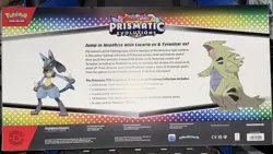 Pokemon S&V Prismatic Evolutions Lucario Ex & Tyranitar Ex Premium Collections - Image 2