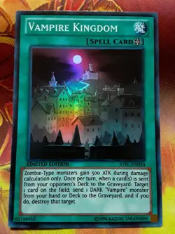 Yugioh Vampire Kingdom Super Rare JOTL-ENDE4 Near Mint - Image 1