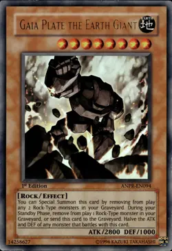 Gaia Plate The Earth Giant - Ultra Rare 1st Edition ANPR-EN094 - NM - YuGiOh - Image 1