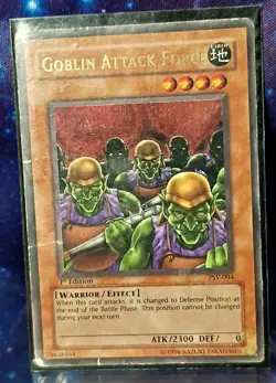 Goblin Attack Force PSV-094 Pharaoh's Servant **HP** ?1st Edition? With Sleeve - Image 1