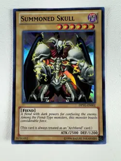 Yugioh! Summoned Skull DPYG-EN002 Super Rare Holo Unlimited NM - Image 1