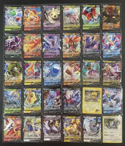 Pokemon V Cards + Rare Pokemon Card Lot Of 30 - Image 1
